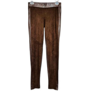 Hale Bob faux leather leggings - chocolate brown - Small